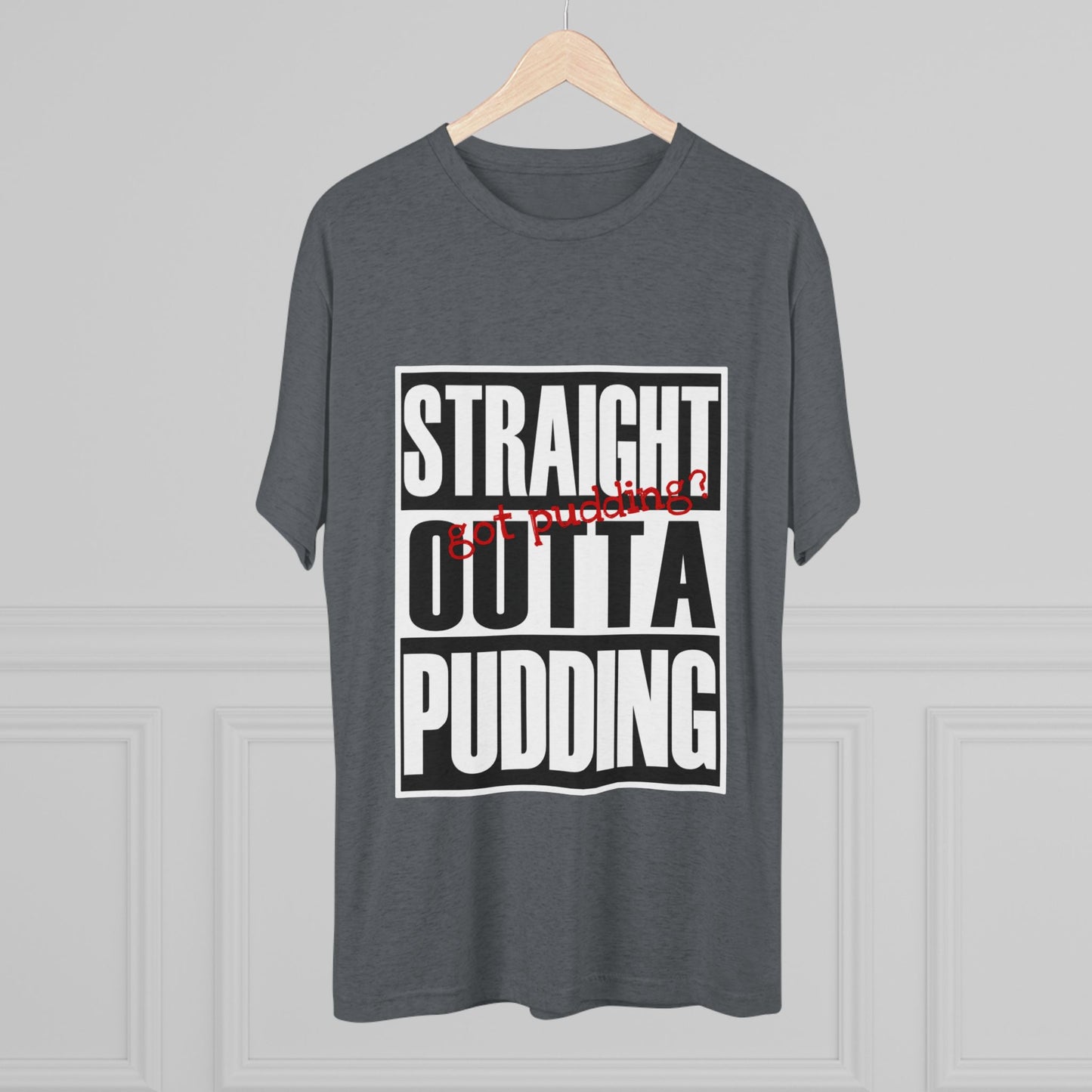 Men's Tri-Blend Crew Straight Outta Soft Tee