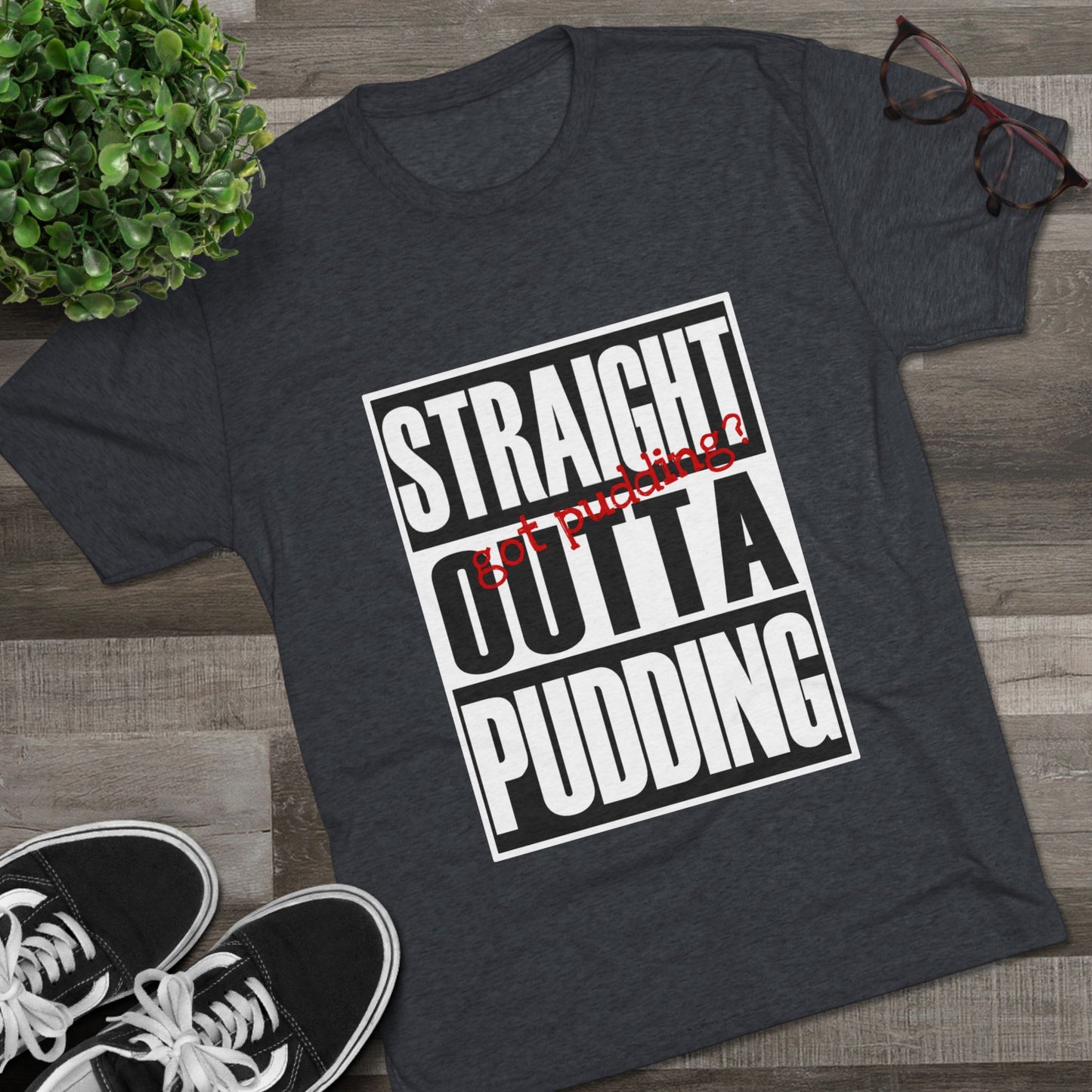 Men's Tri-Blend Crew Straight Outta Soft Tee