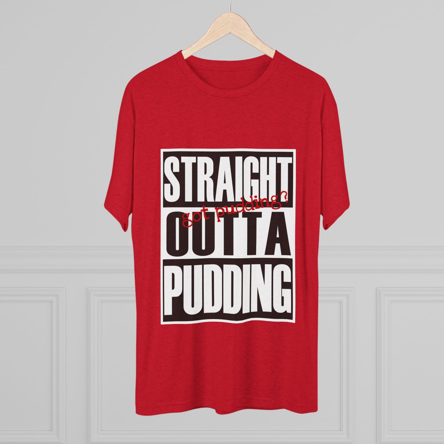 Men's Tri-Blend Crew Straight Outta Soft Tee