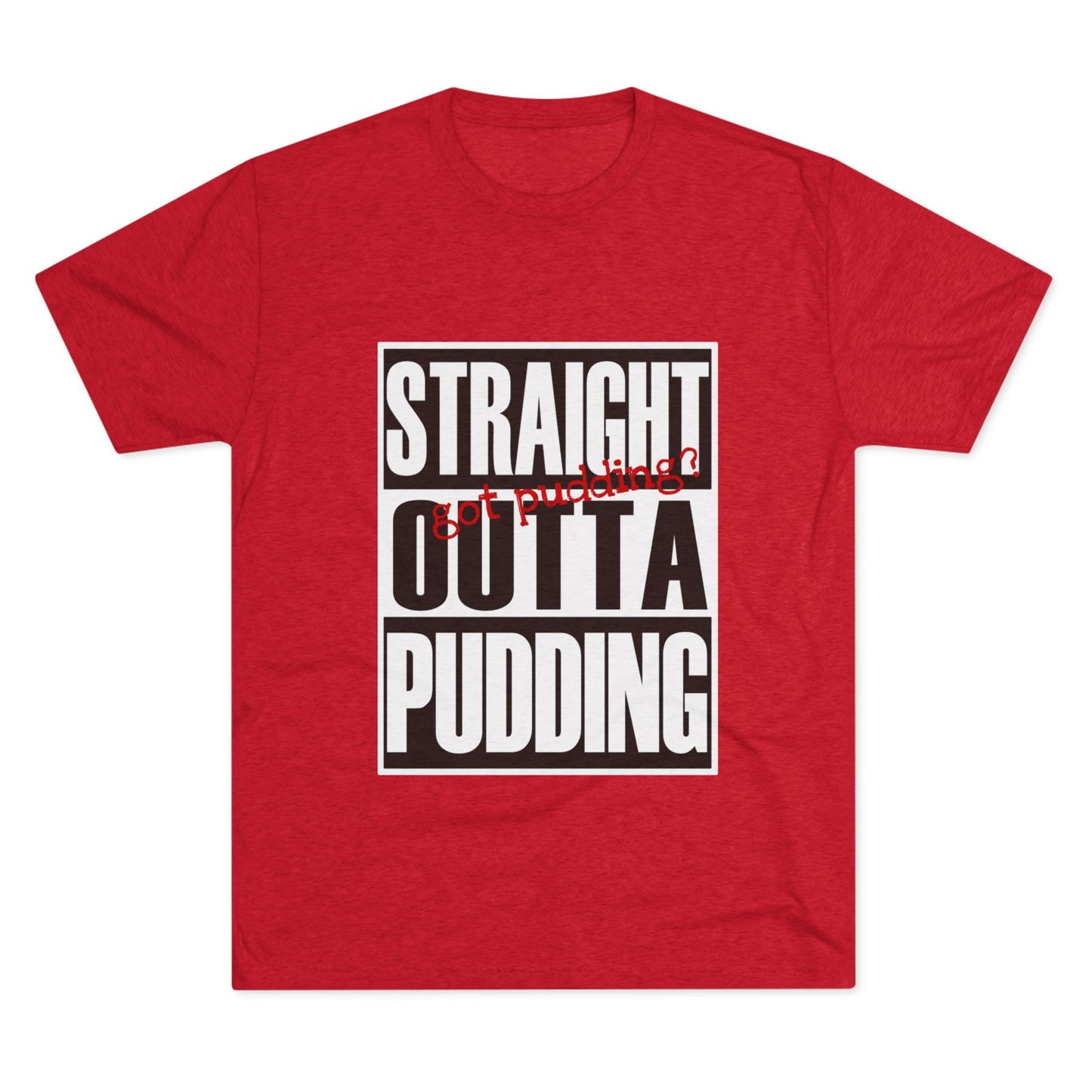 Men's Tri-Blend Crew Straight Outta Soft Tee
