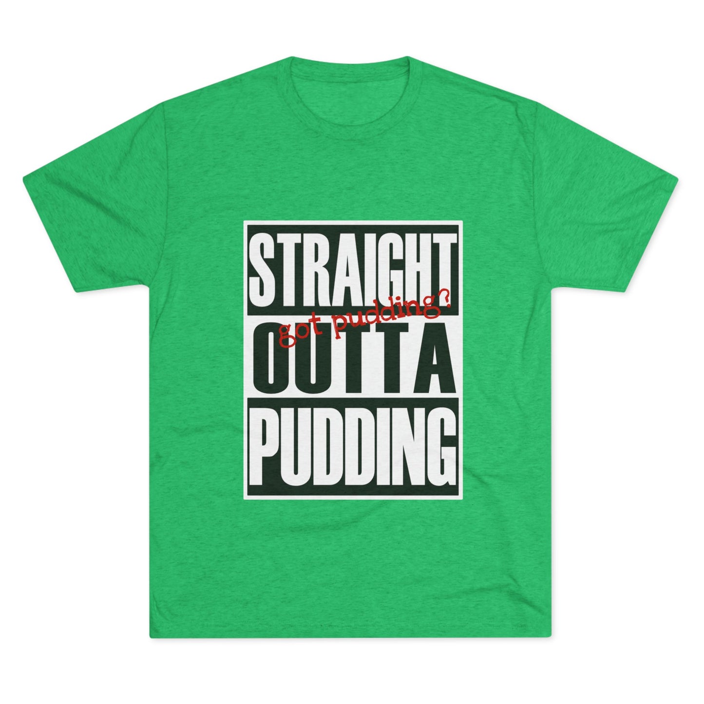 Men's Tri-Blend Crew Straight Outta Soft Tee