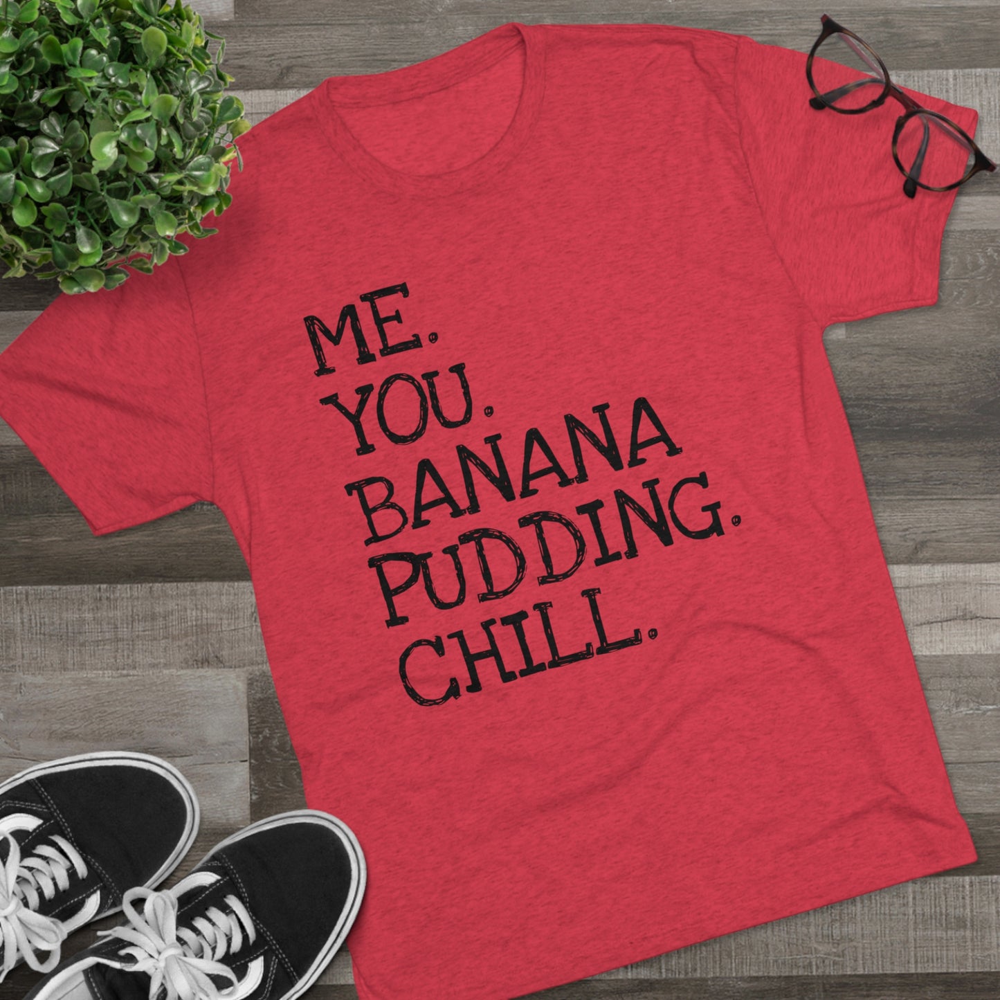 Men's Tri-Blend Crew ME YOU Soft Tee