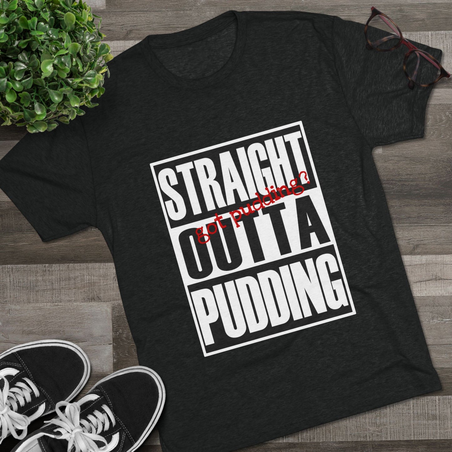 Men's Tri-Blend Crew Straight Outta Soft Tee