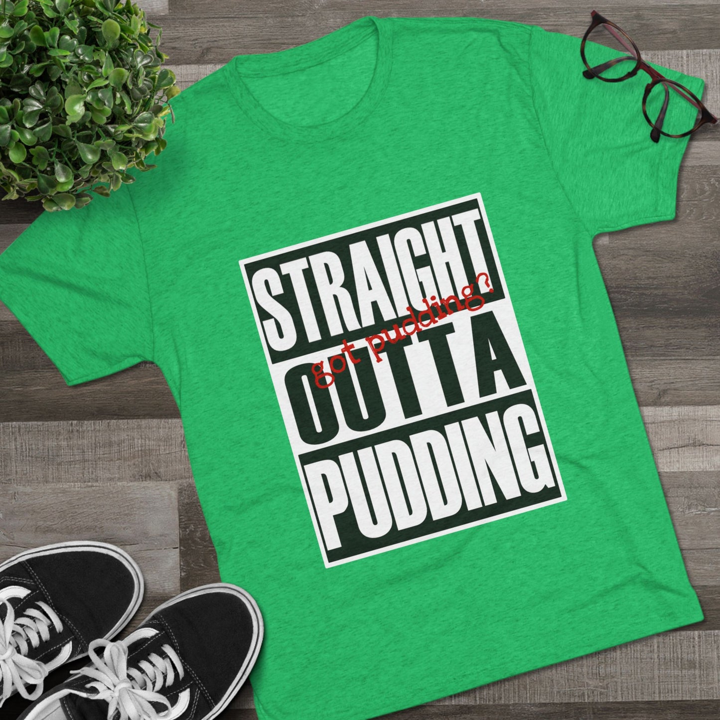 Men's Tri-Blend Crew Straight Outta Soft Tee