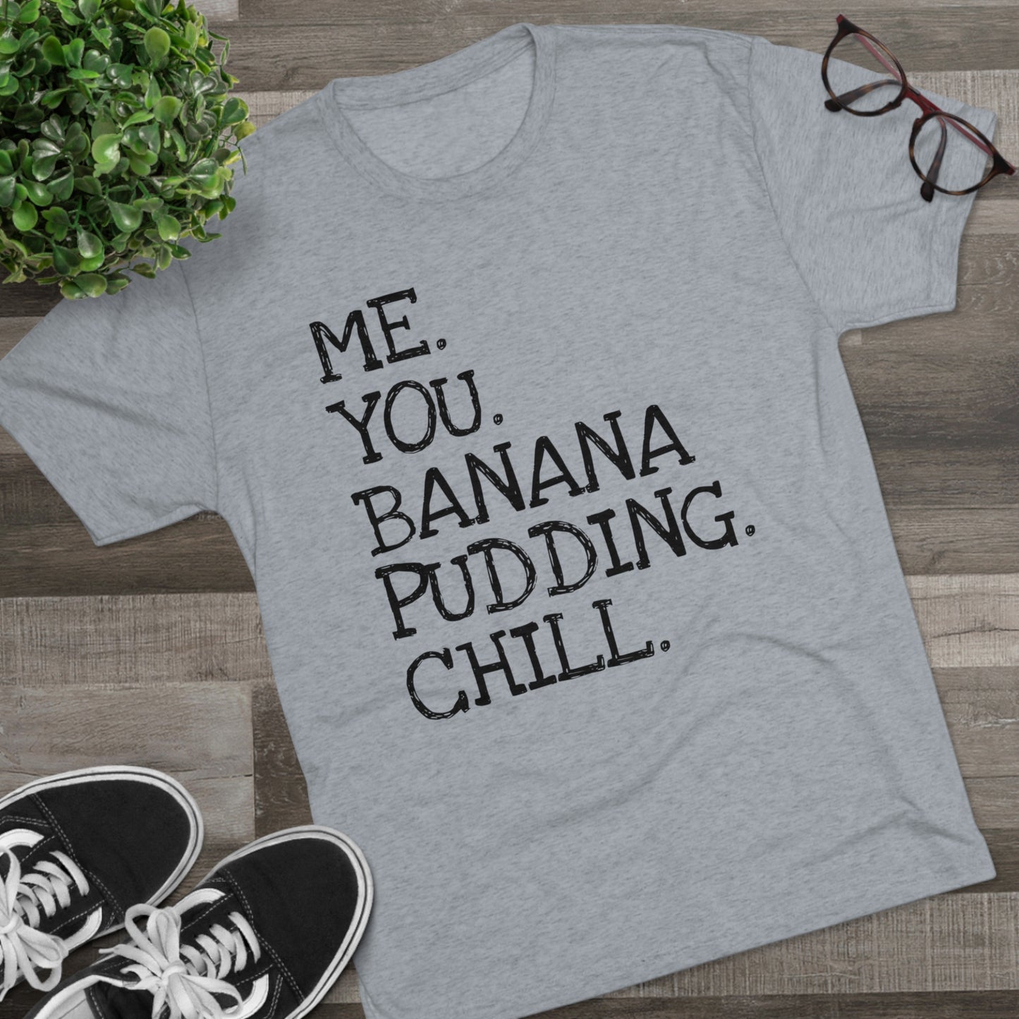 Men's Tri-Blend Crew ME YOU Soft Tee